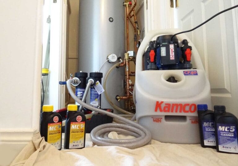 How much to power flush radiators